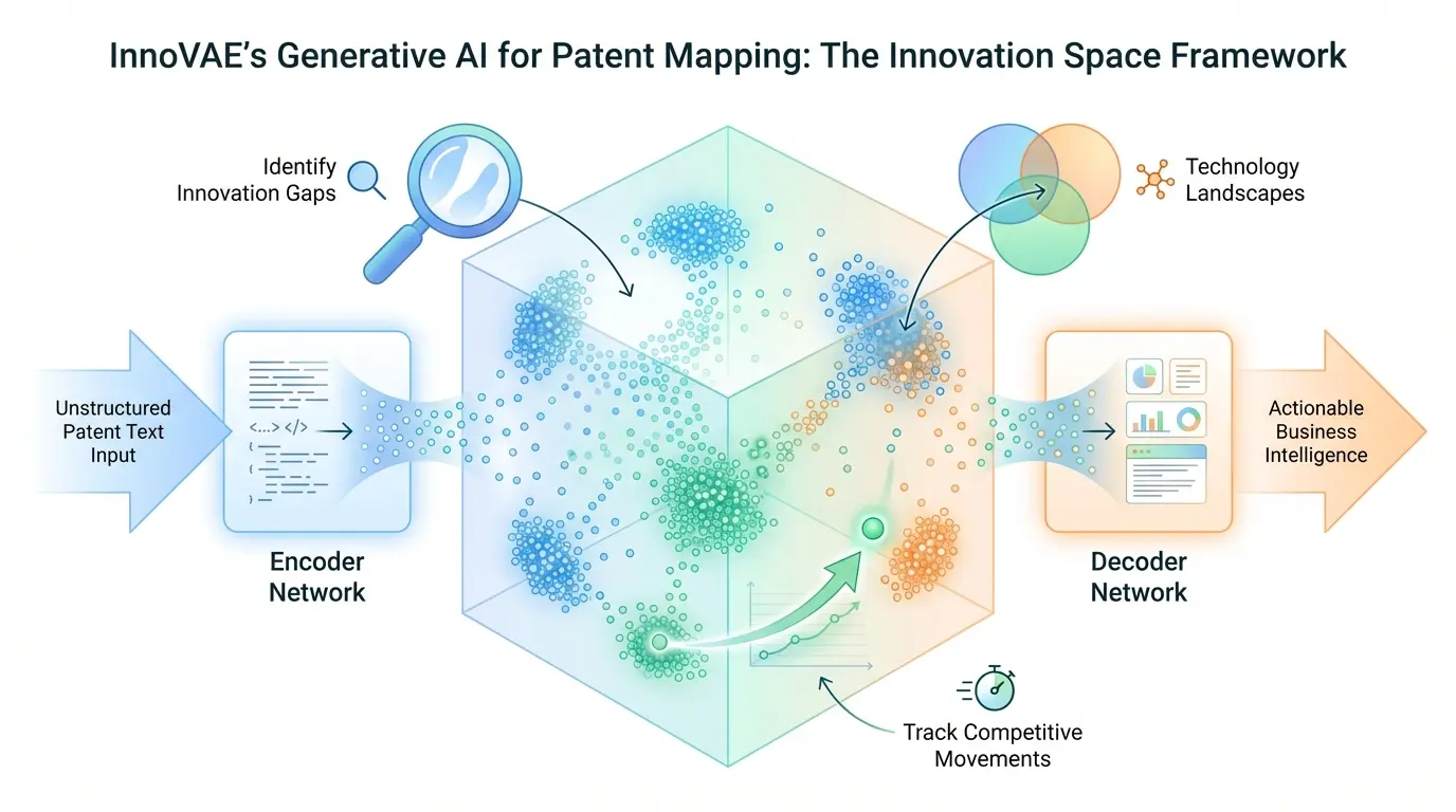 Innovation Space Visualization - generative AI patent mapping