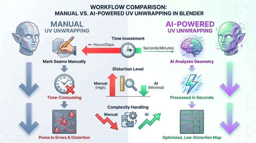 Blender Unwrap Model AI Guide | BuzzwithAI