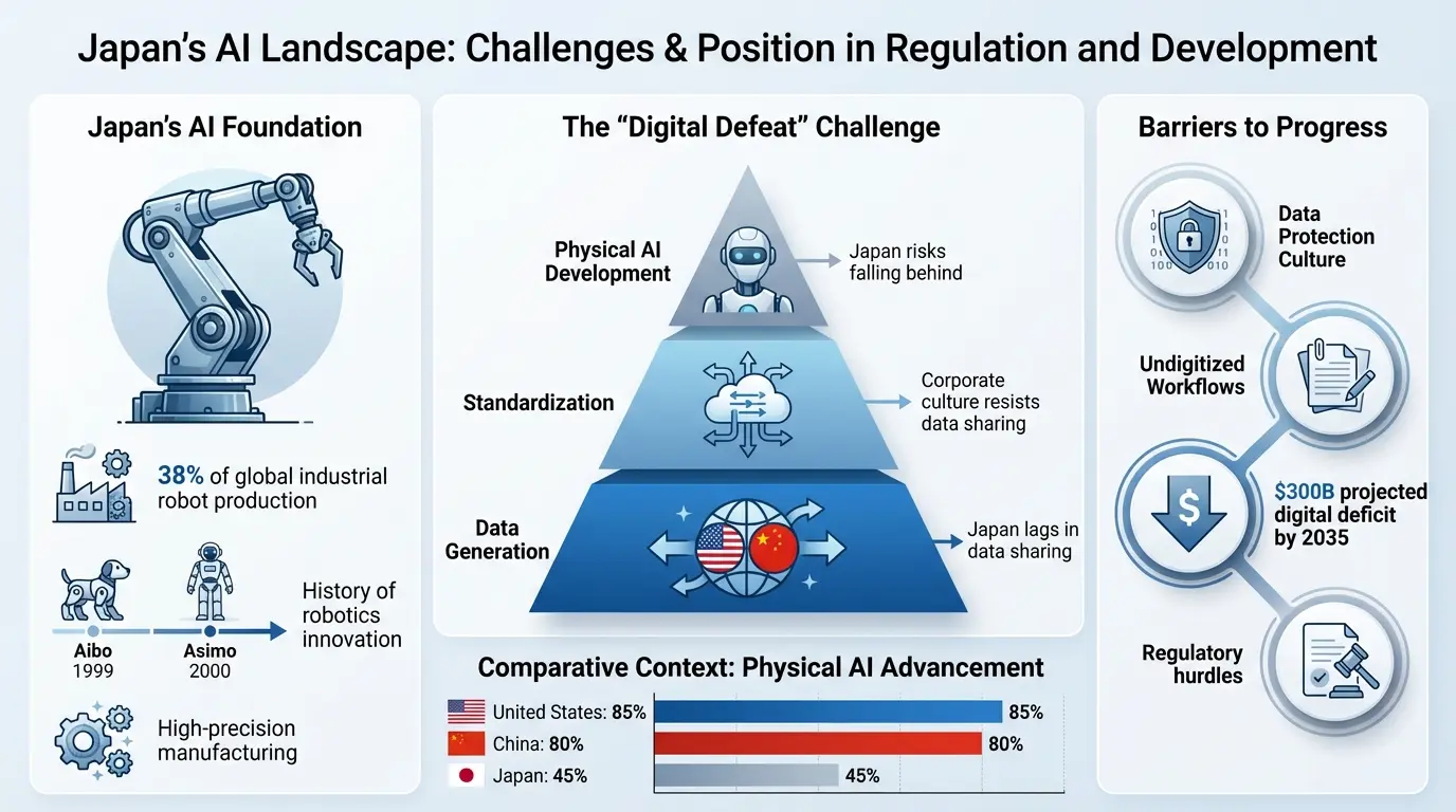 Japanese government officials discussing AI policy