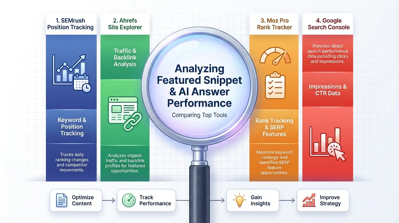 Tools For Analyzing Featured Snippet Performance AI-Generated Answers 2 Comparing traditional featured snippets with modern AI-generated answers