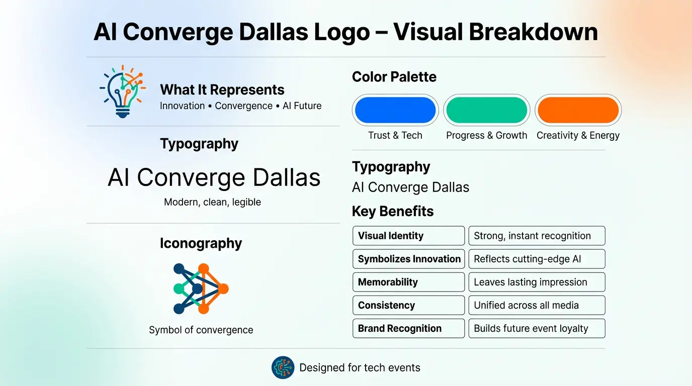 AI Converge Dallas branding and event logo display
