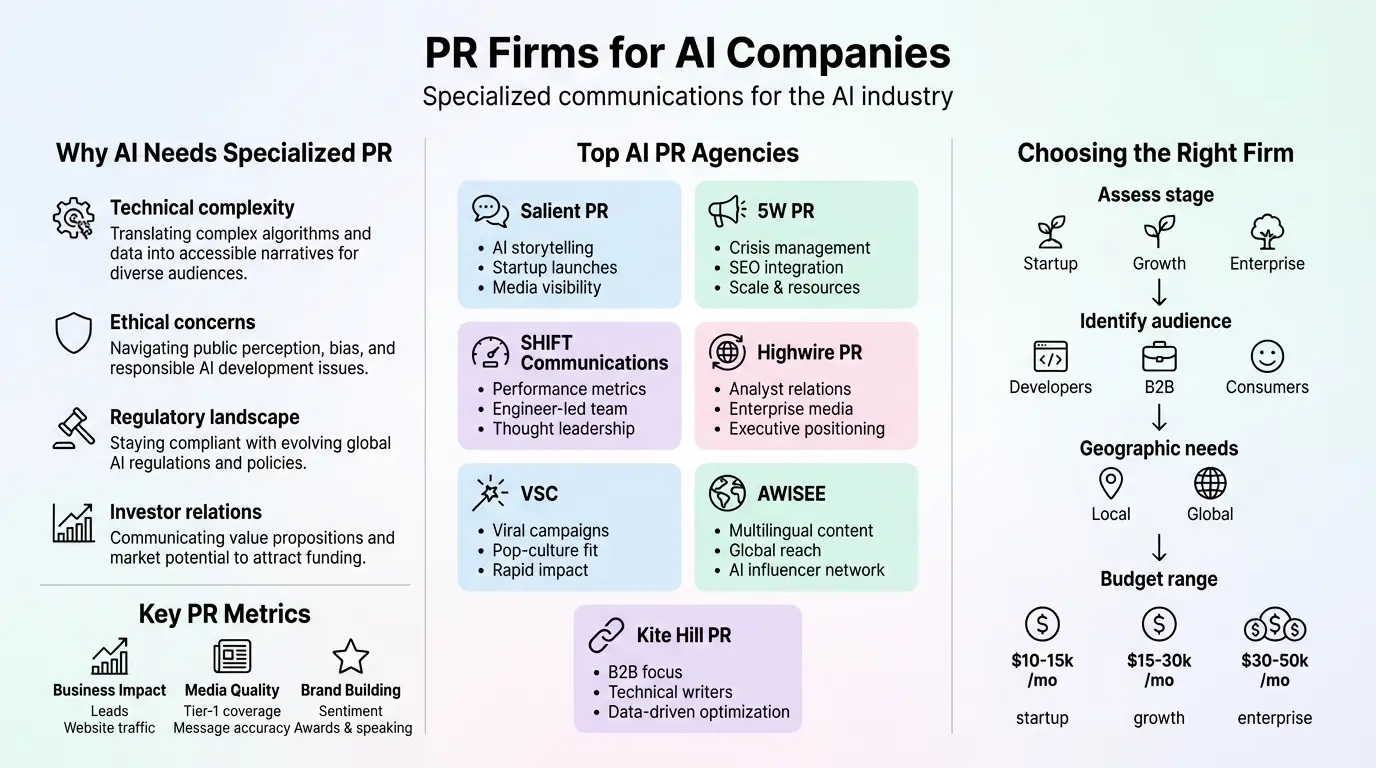PR agency team discussing AI strategy